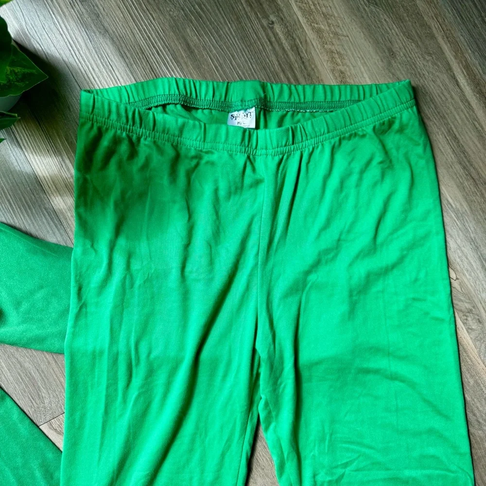 Spirit Green Costume Base Set‎ | Long Sleeve Bodysuit & Matching Leggings Size M - Picture 9 of 11